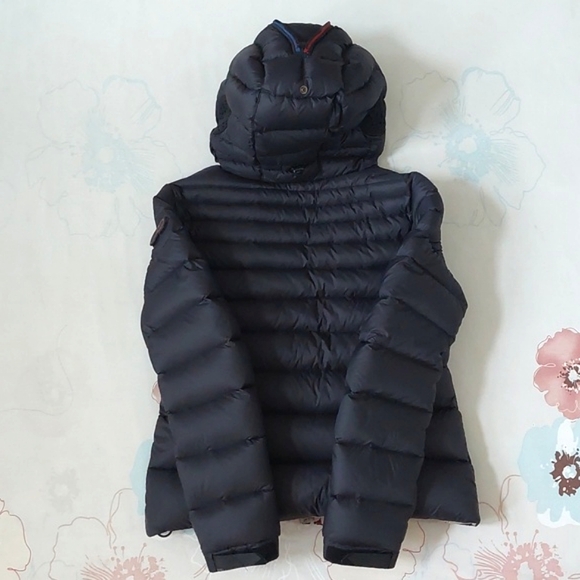 AI riders on the storm black down jacket - Picture 3 of 14